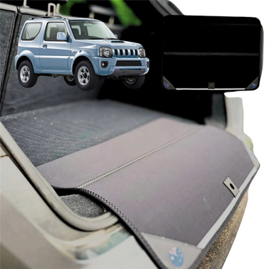 Rear Cargo Boot Bumper Protector for Suzuki Jimny 2018 - Current Auto - XL (98 x 55) - Black