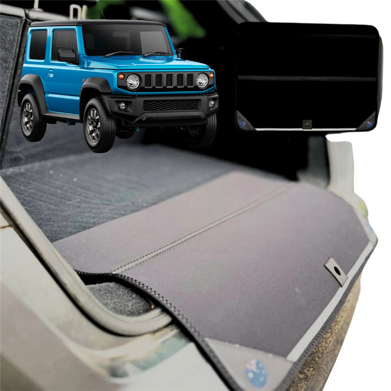 Rear Cargo Boot Bumper Protector for Suzuki Jimny 2018 - Current Manual - XL (98 x 55) - Black