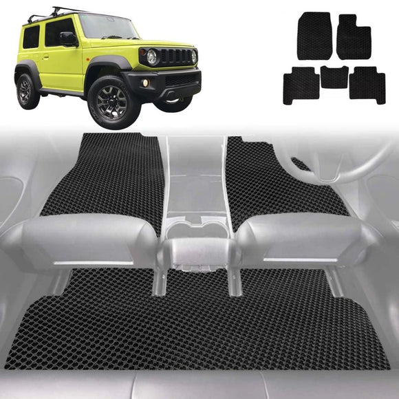 6D Diamond Car Floor Mats for Suzuki Jimny XL Auto 2023 - Current (GLX) - Custom-Fit Carpet Liner