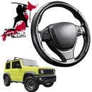 Black Samurai Segmented Steering Wheel Cover for Suzuki Jimny XL Auto 2023 - Current (GLX)-1