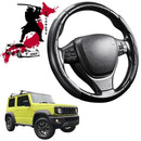 Black Samurai Segmented Steering Wheel Cover for Suzuki Jimny XL Manual 2023 - Current (GLX)-1
