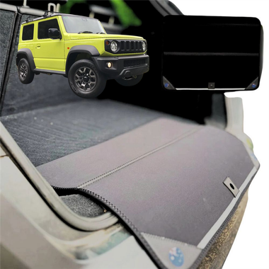 Rear Cargo Boot Bumper Protector for Suzuki Jimny XL Manual 2023 - Current (GLX) - XL (98 x 55) - Black