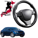Black Samurai Segmented Steering Wheel Cover for Suzuki Kizashi 2010 - 2016 FR-1