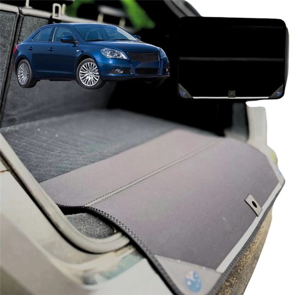 Rear Cargo Boot Bumper Protector for Suzuki Kizashi 2010 - 2016 FR - Standard (72 x 55) - Black