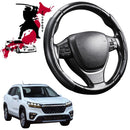 Black Samurai Segmented Steering Wheel Cover for Suzuki S-Cross 2022 - Current-1