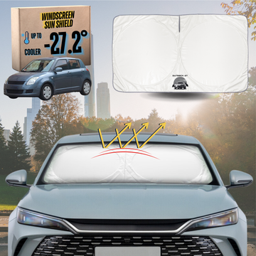 Front Windscreen Sun Shade for Suzuki Swift 2004 - 2010 (Auto) - Standard 150 x 85 cm