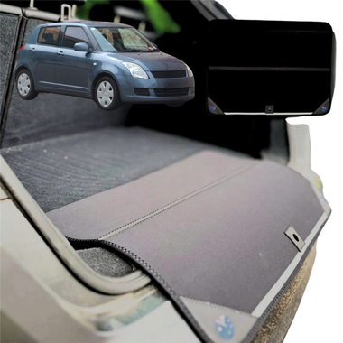 Rear Cargo Boot Bumper Protector for Suzuki Swift 2004 - 2010 (Auto) - Standard (72 x 55) - Black