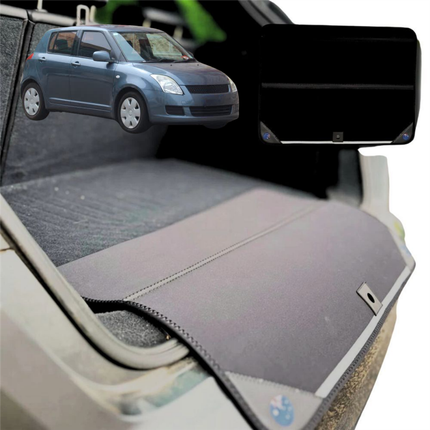 Rear Cargo Boot Bumper Protector for Suzuki Swift 2004 - 2010 (Manual) - Standard (72 x 55) - Black