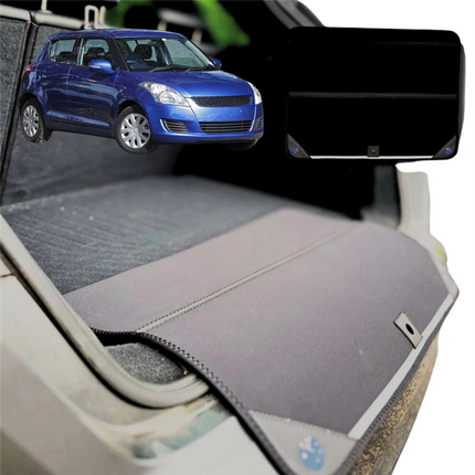 Rear Cargo Boot Bumper Protector for Suzuki Swift 2011 - 2017 (FZ) - Standard (72 x 55) - Black