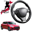 Black Samurai Segmented Steering Wheel Cover for Suzuki Swift 2017 - 2024 (FZ, AZ)-1