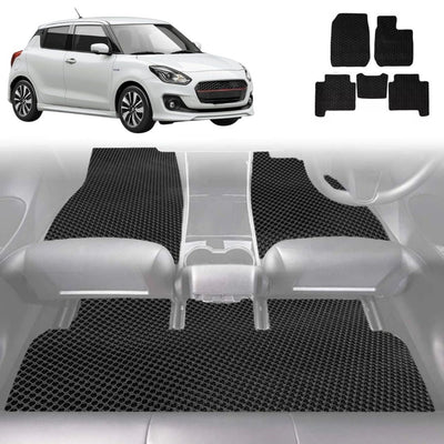 6D Diamond Car Floor Mats for Suzuki Swift Sport 2017 - Current (AZ) - Custom-Fit Carpet Liner