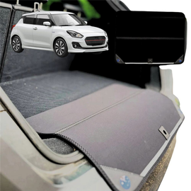 Rear Cargo Boot Bumper Protector for Suzuki Swift Sport 2017 - Current (AZ) - Standard (72 x 55) - Black
