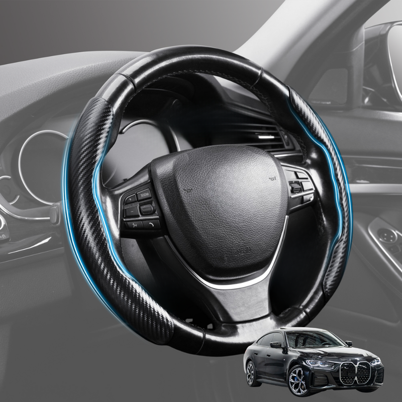 Segmented Steering Wheel Cover for BMW i4 Gran coupe 2022 - Current (G26) - Universal Size