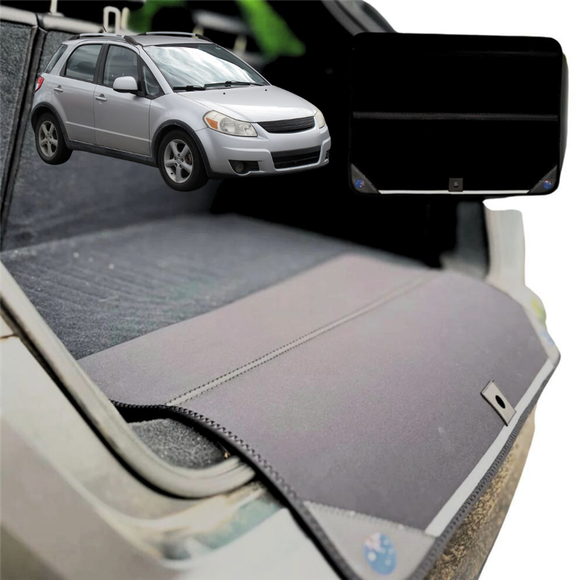 Rear Cargo Boot Bumper Protector for Suzuki SX4 2006 - 2013 Auto (GY/EY/RW) - Standard (72 x 55) - Black