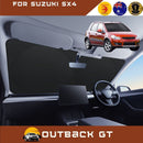 Front Windscreen Sun Shade for Suzuki SX4 2006 - 2013 Manual (GY/EY/RW) - Standard 150 x 85 cm - Black-1