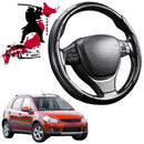 Black Samurai Segmented Steering Wheel Cover for Suzuki SX4 2006 - 2013 Manual (GY/EY/RW)-1