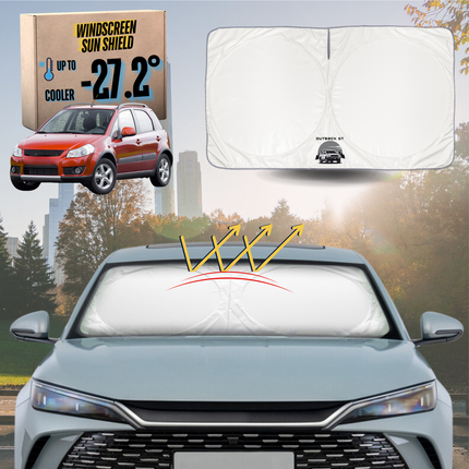 Front Windscreen Sun Shade for Suzuki SX4 2006 - 2013 Manual (GY/EY/RW) - Standard 150 x 85 cm