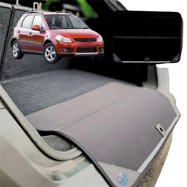 Rear Cargo Boot Bumper Protector for Suzuki SX4 2006 - 2013 Manual (GY/EY/RW) - Standard (72 x 55) - Black