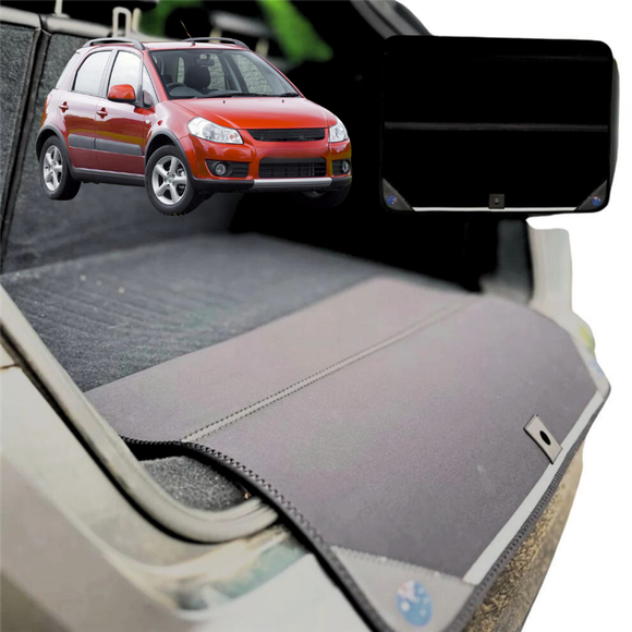 Rear Cargo Boot Bumper Protector for Suzuki SX4 2006 - 2013 Manual (GY/EY/RW) - XL (98 x 55) - Black