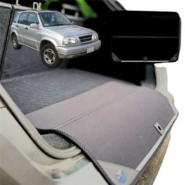 Rear Cargo Boot Bumper Protector for Suzuki Vitara 1998 - 2005 (FT/GT) - Standard (72 x 55) - Black