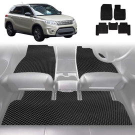 6D Diamond Car Floor Mats for Suzuki Vitara 2015 - Current (LY) - Custom-Fit Carpet Liner