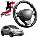 Black Samurai Segmented Steering Wheel Cover for Suzuki Vitara 2015 - Current (LY)-1
