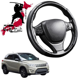 Black Samurai Segmented Steering Wheel Cover for Suzuki Vitara 2015 - Current (LY)