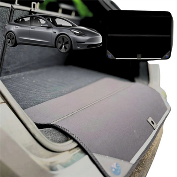 Rear Cargo Boot Bumper Protector for Tesla Model 3 2017 - 2023 - Standard (72 x 55) - Black