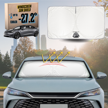 Front Windscreen Sun Shade for Tesla Model 3 2017 - 2023 - Standard 150 x 85 cm