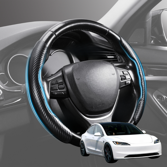 Segmented Steering Wheel Cover for Tesla Model 3 2024 - Current (Highlander) - Universal Size