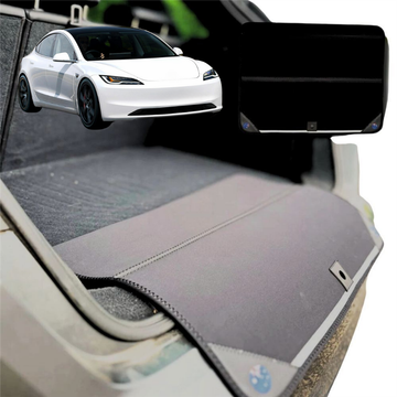 Rear Cargo Boot Bumper Protector for Tesla Model 3 2024 - Current (Highlander) - Standard (72 x 55) - Black