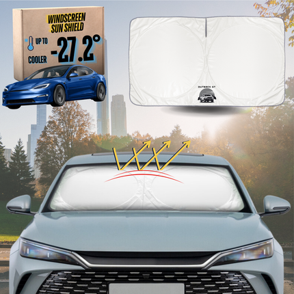 Front Windscreen Sun Shade for Tesla Model S 2022 - Current - Standard 150 x 85 cm