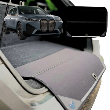 Rear Cargo Boot Bumper Protector for BMW iX 2022 - Current (I20) - XL (98 x 55) - Black