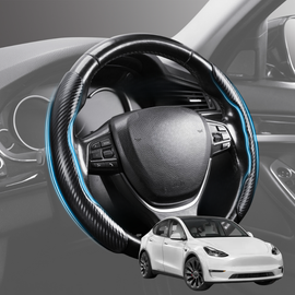 Segmented Steering Wheel Cover for Tesla Model Y 2022 - 2024 - Universal Size