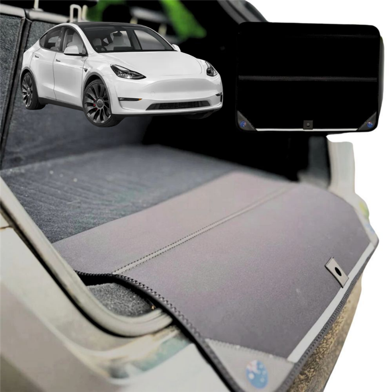 Rear Cargo Boot Bumper Protector for Tesla Model Y 2022 - Current - XL (98 x 55) - Black