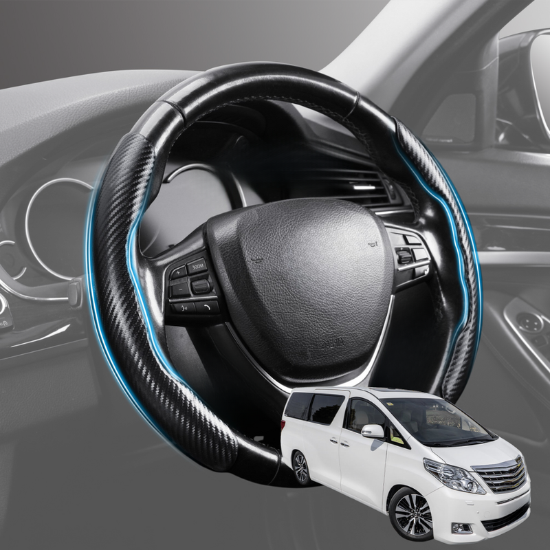 Segmented Steering Wheel Cover for Toyota Alphard 2008 - 2015 Vellfire (AH20)
