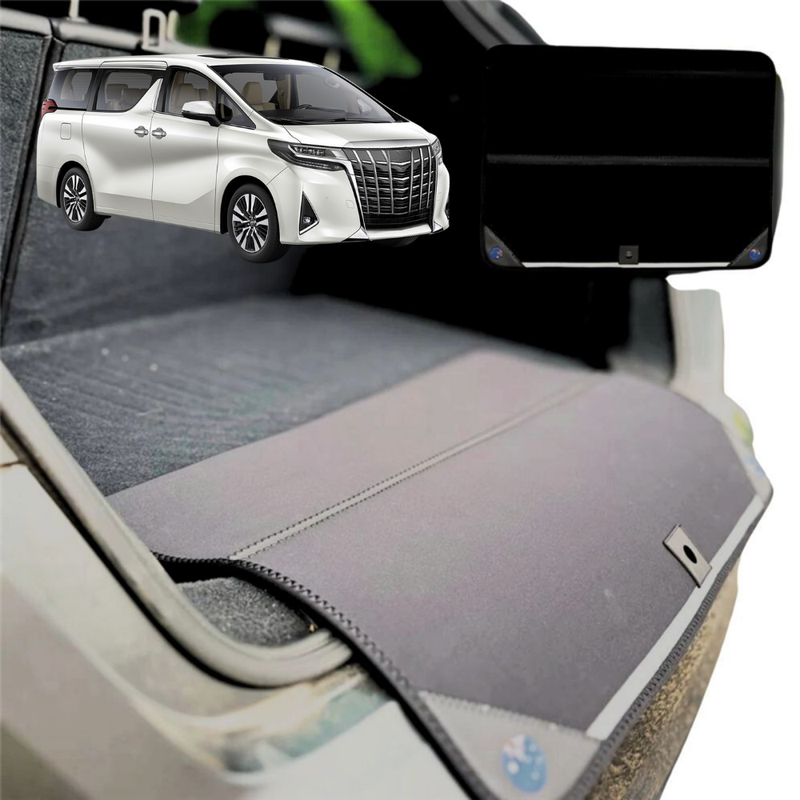 Rear Cargo Boot Bumper Protector for Toyota Alphard 2015 - 2023 (AH30) - Standard (72 x 55) - Black