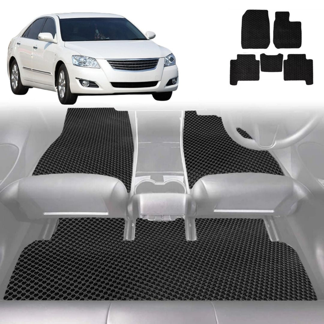 6D Diamond Car Floor Mats for Toyota Aurion 2006 - 2012 (XV40) - Custom-Fit Carpet Liner
