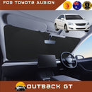 Front Windscreen Sun Shade for Toyota Aurion 2006 - 2012 (XV40) - Standard 150 x 85 cm - Black-1