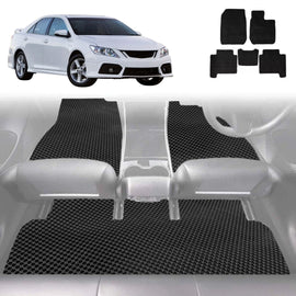 6D Diamond Car Floor Mats for Toyota Aurion 2012 - 2017 (XV50) - Custom-Fit Carpet Liner