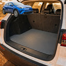 6D Diamond Car Boot Cargo Mat for Toyota C-HR 2017 - 2023 AX10, AX50, Facelift - Heavy Duty Carpet Liner - All-Weather Resistance - Easy to use - Odorless Material - Black & Grey-16