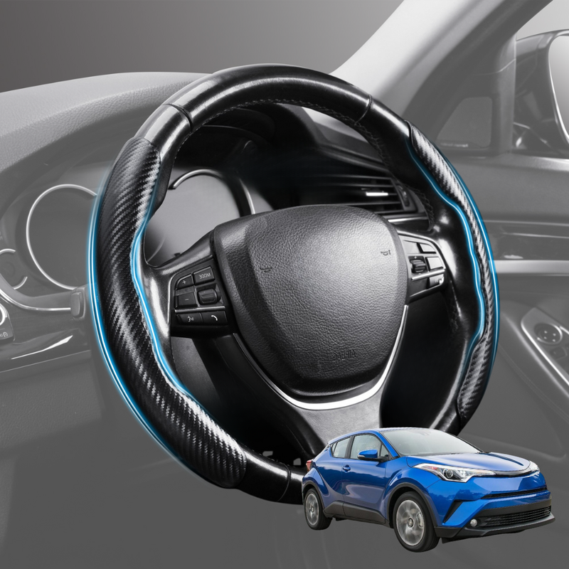 Segmented Steering Wheel Cover for Toyota C-HR 2017 - 2023 AX10, AX50, Facelift - Universal Size