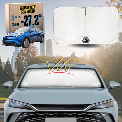 Front Windscreen Sun Shade for Toyota C-HR 2017 - 2023 AX10, AX50, Facelift - Standard 150 x 85 cm