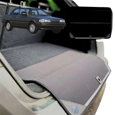 Rear Cargo Boot Bumper Protector for Toyota Camry 1987 - 1993 V20, XV10 - Standard (72 x 55) - Black