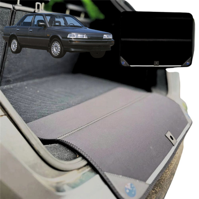 Rear Cargo Boot Bumper Protector for Toyota Camry 1987 - 1993 V20, XV10 - Standard (72 x 55) - Black