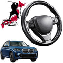 Black Samurai Segmented Steering Wheel Cover for BMW iX3 2022 - Current (G08)-1