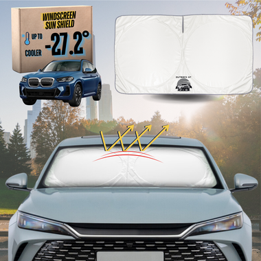 Front Windscreen Sun Shade for BMW iX3 2022 - Current (G08) - Standard 150 x 85 cm