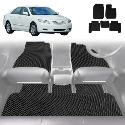 6D Diamond Car Floor Mats for Toyota Camry 2006 - 2011 (XV40) - Custom-Fit Carpet Liner