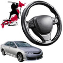 Black Samurai Segmented Steering Wheel Cover for Toyota Camry 2012 - 2017 (XV50)-1