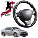 Black Samurai Segmented Steering Wheel Cover for Toyota Camry 2018 - Current (XV70)-1